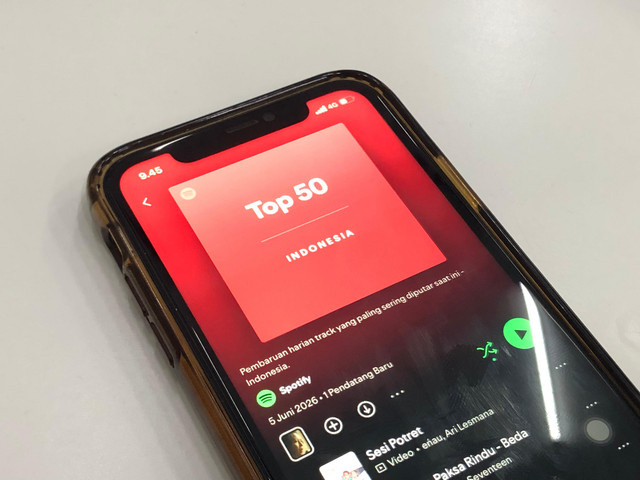 Ilustrasi Top 50 Songs Spotify Indonesia. Foto: Dzaki Fadilah/kumparan