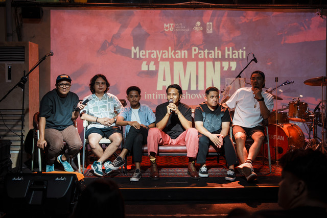 Martian perkenalkan lagu Amin lewat showcase. Foto: Dok. Istimewa