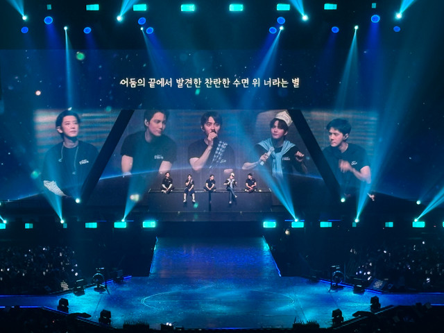 Konser hari pertama EXO PLANET 6 - EXhOrizon yang digelar di Indonesia Arena, Jakarta Pusat, Sabtu (6/6/2026). Foto: Salsha Okta Fairuz/kumparan
