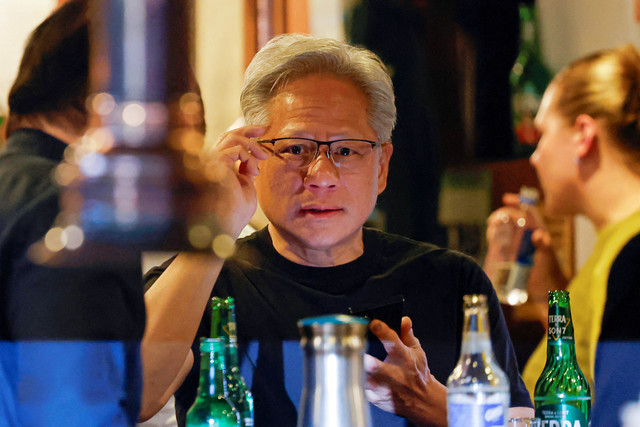 Jensen Huang, CEO Nvidia di Korea Selatan. Foto: Kim Soo-Hyeon/REUTERS