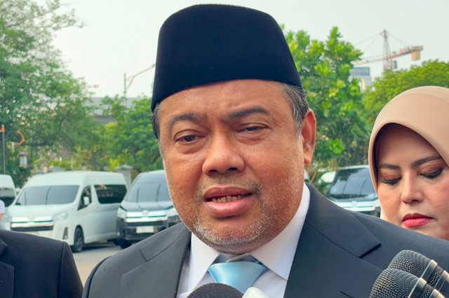 Penasihat Khusus Presiden Bidang Ketenagakerjaan, Said Iqbal di Istana Negara, Jakarta, Senin (8/6/2026). Foto: Zamachsyari/kumparan