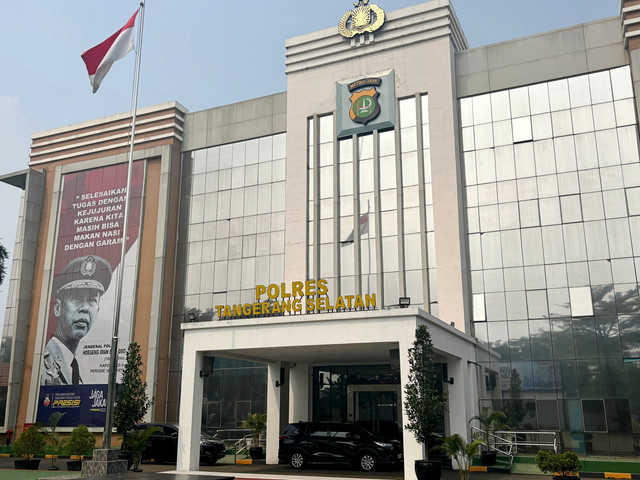 Mapolres Tangerang Selatan, Selasa (9/6/2026). Foto: Ryan Iqbal/kumparan