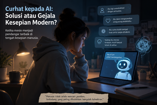 Ilustrasi Artificial Intelligence (AI). Foto: Generated by AI