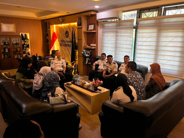 penerimaan tim kunker dpr ri (humas kanwil ditjenpas diy)