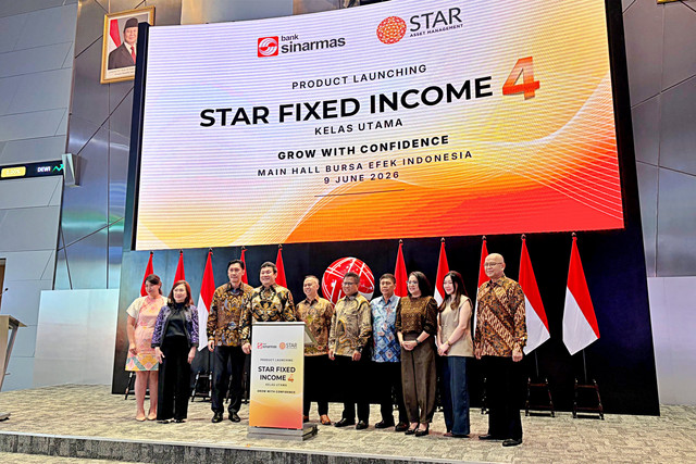 Acara peluncuran STAR Fixed Income IV Kelas Utama di Bursa Efek Indonesia, Jakarta Selatan, Selasa (9/6/2026). Foto: Najma Ramadhanya/kumparan