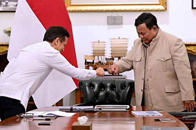 Menteri Kesehatan Budi Gunadi Sadikin menghadap Presiden Prabowo Subianto untuk melaporkan hasil nyata perkembangan pelaksanaan Program Hasil Terbaik Cepat (PHTC) di bidang kesehatan pada Selasa, (9/6/2026). Foto: Instagram/ @sekretariat.kabinet