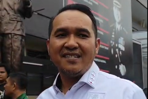 Kepala Kejaksaan Negeri Medan, Ridwan Sujana Angsar, saat ditemui di Polrestabes Medan, Rabu (10/6/2026). Foto: Amar Marpaung/kumparan