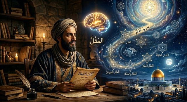 Ibn Sina memaknai Isra Mi'raj sebagai perjalanan akal dan jiwa menuju kesempurnaan intelektual. Foto: Generated by AI