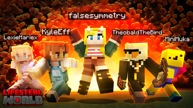 Lifesteal World. Foto: x.com/TheLifeStealSMP