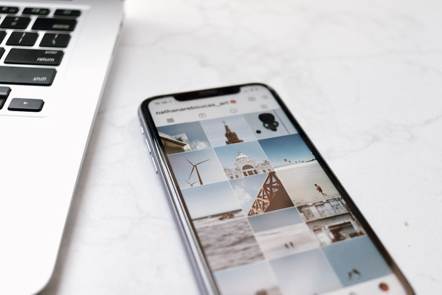 Ilustrasi Cara Reorder Grid Instagram,Foto:Unsplash/Nathana Rebouças