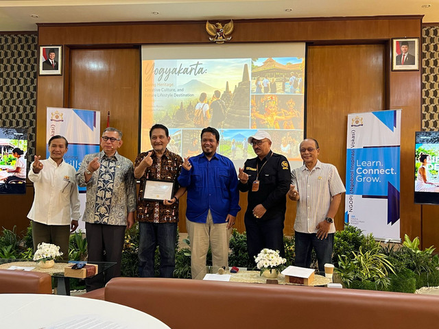 Forum Ngobrol Inspirasi Vokasi (NGOPI) Kamar Dagang dan Industri (KADIN) DIY di Yogyakarta, Rabu (10/6). Foto: Pandangan Jogja/Fei Inguliman