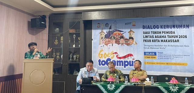 Ajak Mahasiswa Rawat Toleransi, FKUB Gelar Dialog Kerukunan di Unismuh Makassar