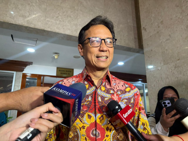 Menteri Kesehatan Budi Gunadi Sadikin di Kompleks Parlemen, Senayan, Jakarta, Kamis (11/6/2026). Foto: Nasywa Athifah/kumparan