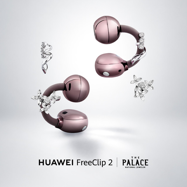 Koleksi Serenata hasil kolaborasi The Palace Jeweler dan HUAWEI untuk lengkapi FreeClip 2. Foto: The Palace Jeweler