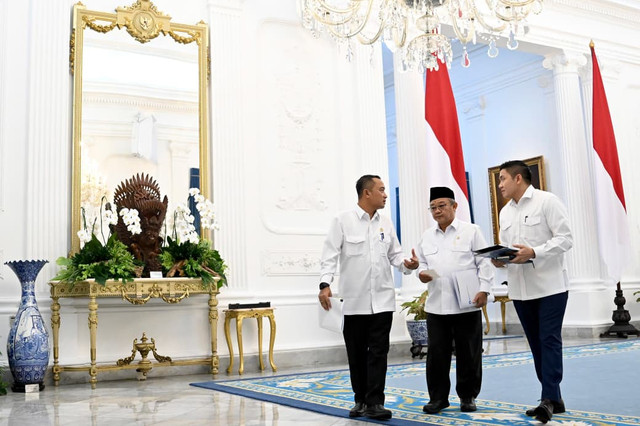 Menteri Pendidikan Dasar dan Menengah (Mendikdasmen) Abdul Mu'ti usai bertemu dengan Presiden Prabowo Subianto di Istana Negara, Jakarta, Kamis (11/6/2026). Foto: Cahyo/Biro Pers Sekretariat Presiden