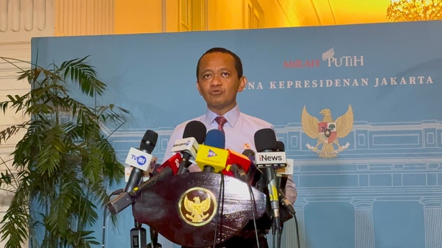Menteri ESDM Bahlil Lahadalia di Istana Negara, Jakarta, Kamis (11/6/2026). Foto: Zamachsyari/kumparan