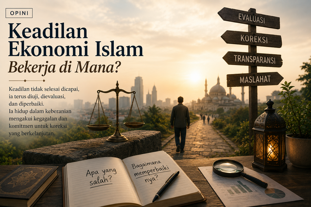 Ilustrasi Di Mana Keadilan Ekonomi Islam Bekerja: Sebuah Jawaban. Foto: Dok. ChatGPT