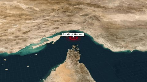 Ilustrasi selat Hormuz. (Sumber: shutterstock.com) 