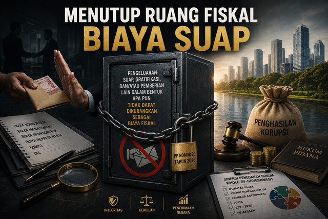 Menutup Ruang Fiskal Biaya Suap. Ilustrasi AI