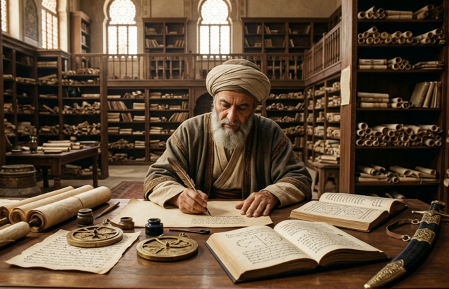 Ilustrasi ulama pada masa Daulah Abbasiyah. Foto: Generated by AI
