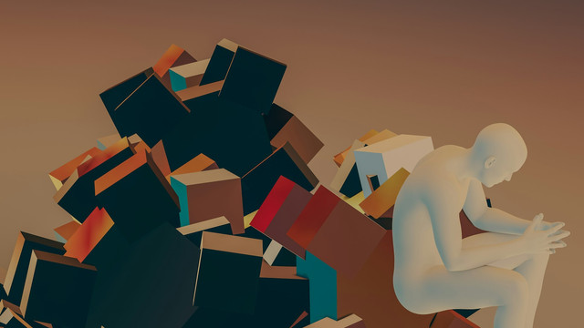 Ilustrasi mental clutter. Foto Unsplash.