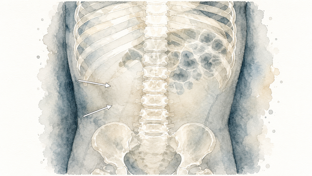 Ilustrasi intussusception usus bayi darurat pediatri perut anak.Photo by GPT AI