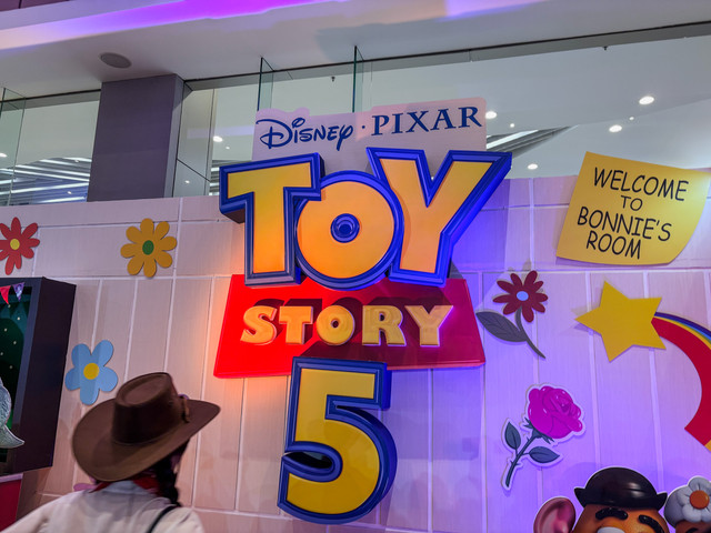 Acara screening film Toy Story 5 di Gandaria City, Jakarta Selatan, Senin (15/6/2026). Foto: Vincentius Mario/kumparan