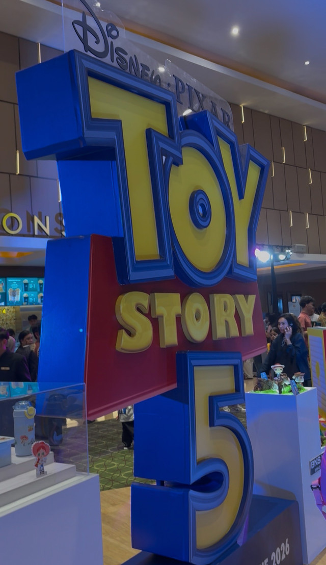 Acara screening film Toy Story 5 di Gandaria City, Jakarta Selatan, Senin (15/6/2026). Foto: Vincentius Mario/kumparan