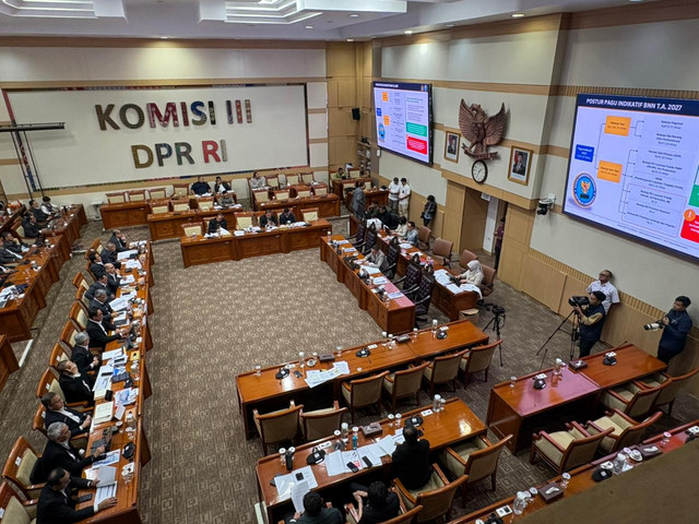 Rapat Komisi III DPR dengan KPK dan BNN di Kompleks Parlemen, Senayan, Jakarta, Rabu (17/6). Foto: Nasywa Athifah/kumparan