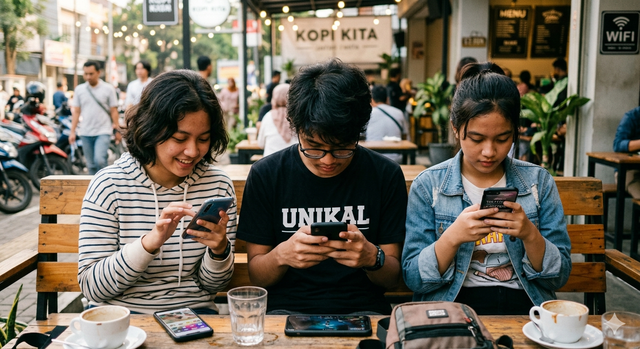 ilustrasi: Teknologi dan Dampaknya terhadap Generasi Muda (sumber Gemini ai)