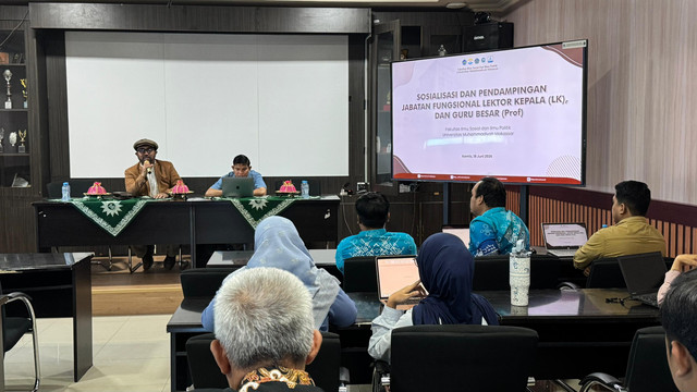 FISIP Unismuh Perkuat Pendampingan Dosen Menuju Guru Besar