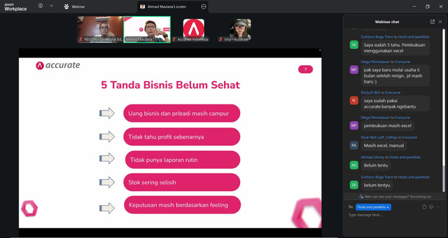 Jelang PWN 2026, TDA Pusat Edukasi Pengusaha Soal Kesehatan Bisnis dan Profit