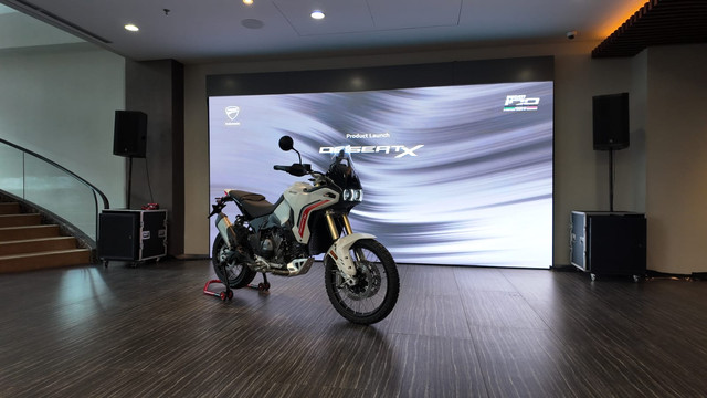 Ducati Desert X V2. Foto: Fitra Andrianto/kumparan