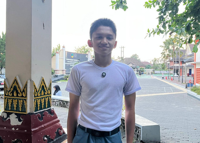 Ikhsan Fajar Susandi, siswa SRMA 20 Sleman. Foto: Pandangan Jogja/Gigih Imanadi Darma