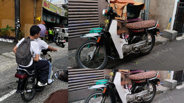 Foto Motor Bebek klasik suzuki RC 100 Sumber: Dokumentasi Pribadi
