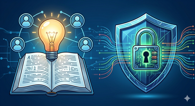 Ilustrasi: Konsep Literasi Digital dan Keamanan Data / Gemini AI
