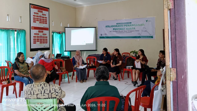 Layanan Kesehatan Cuma-Cuma (LKC) Dompet Dhuafa Nusa Tenggara Timur menggelar Focus Group Discussion (FGD) bertajuk “KolaborAksi Penanganan Penyakit Kusta Bersama Stakeholder” di Aula Kantor Kelurahan Naikolan, Kota Kupang, Kamis (11/6).