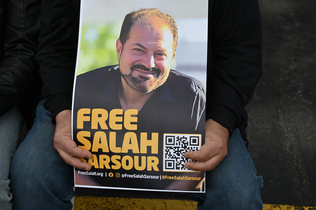 Potret Salah Sarsour. Foto: Jacek Boczarski/Anadolu via REUTERS