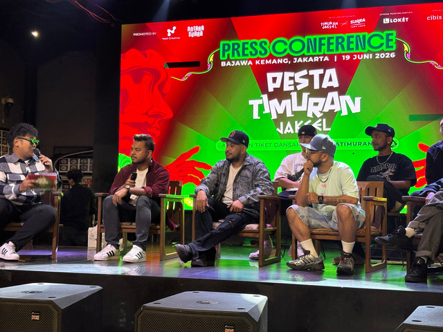 Konferensi Pers gelaran Pesta Timuran Jaksel di kawasan Kemang, Jakarta Selatan, Jumat (19/6). Foto: Aprilandika Pratama/kumparan