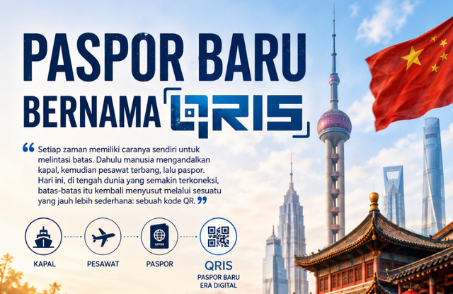 Paspor Baru Bernama QRIS, sumber : AI