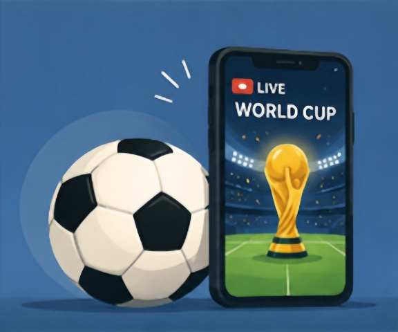 Piala Dunia tidak lagi hadir hanya di stadion dan layar televisi, tetapi juga di genggaman jutaan anak muda melalui perangkat digital. (Ilustrasi dibuat oleh AI)