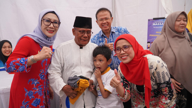 Rayakan HUT ke-499 Jakarta, PAM JAYA dan TP PKK Jakarta gelar khitan gratis bagi 2.000 anak.  Foto: PAM JAYA