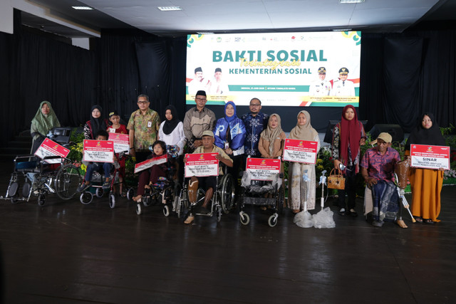 Kemensos menggelar Bakti Sosial Terintegrasi di Kabupaten Gowa, Minggu (21/6/2026). Foto: Dok. Kemensos