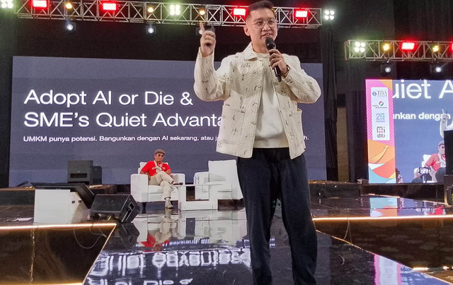Founder Genesis dan entrepreneur muda, Raymond Chin. foto/gatot/tda