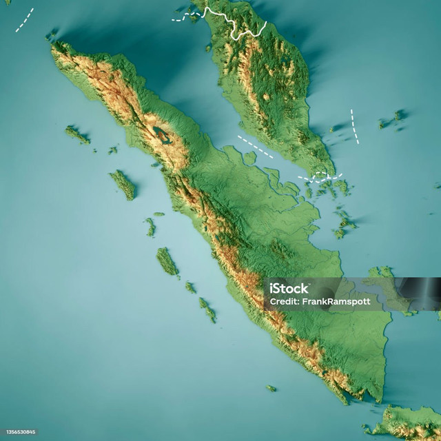 Ilustrasi Pulau Sumatera (sumber: iStock)