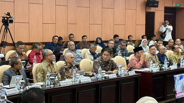 Menteri Keuangan (Menkeu) Purbaya Yudhi Sadewa hadir dalam Raker Komite IV DPD RI, Senin (22/6). Foto: Fariza Rizky Ananda/kumparan