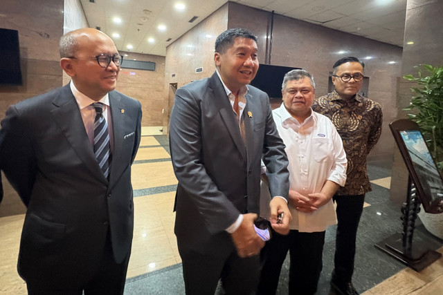 Menteri PKP Maruarar Sirait ketika ditemui di Kantor BPKP, Jakarta Timur, Senin (22/6/2026). Foto: Argya Maheswara/kumparan