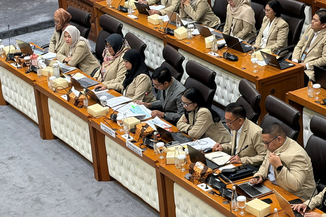 RDP Panja bersama Komisi VII di Kompleks Parlemen Senayan, Jakarta, Selasa (23/6/2026). Foto: Najma Ramadhanya/kumparan