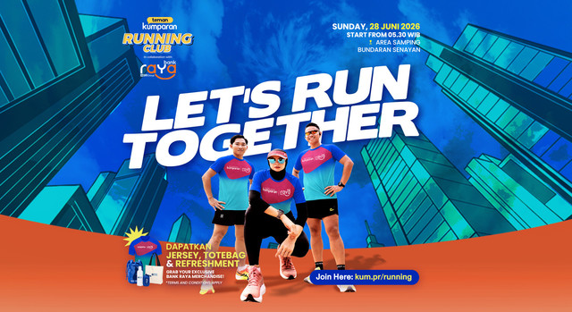 Fun Run teman kumparan Running Club dan Bank Raya. Foto: kumparan