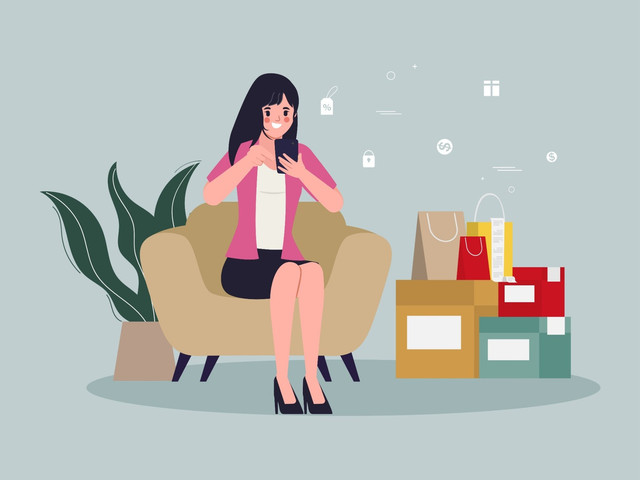 https://www.magnific.com/free-vector/young-woman-shopping-online-delivery-service_19195165.htm#fromView=search&page=1&position=0&uuid=4136e975-12c5-48c4-acf7-e6d168657c4a&query=Checkout+Karena+Diskon%3A+Perilaku+Impulsive+Buying+pada+Ibu+Rumah+Tangga